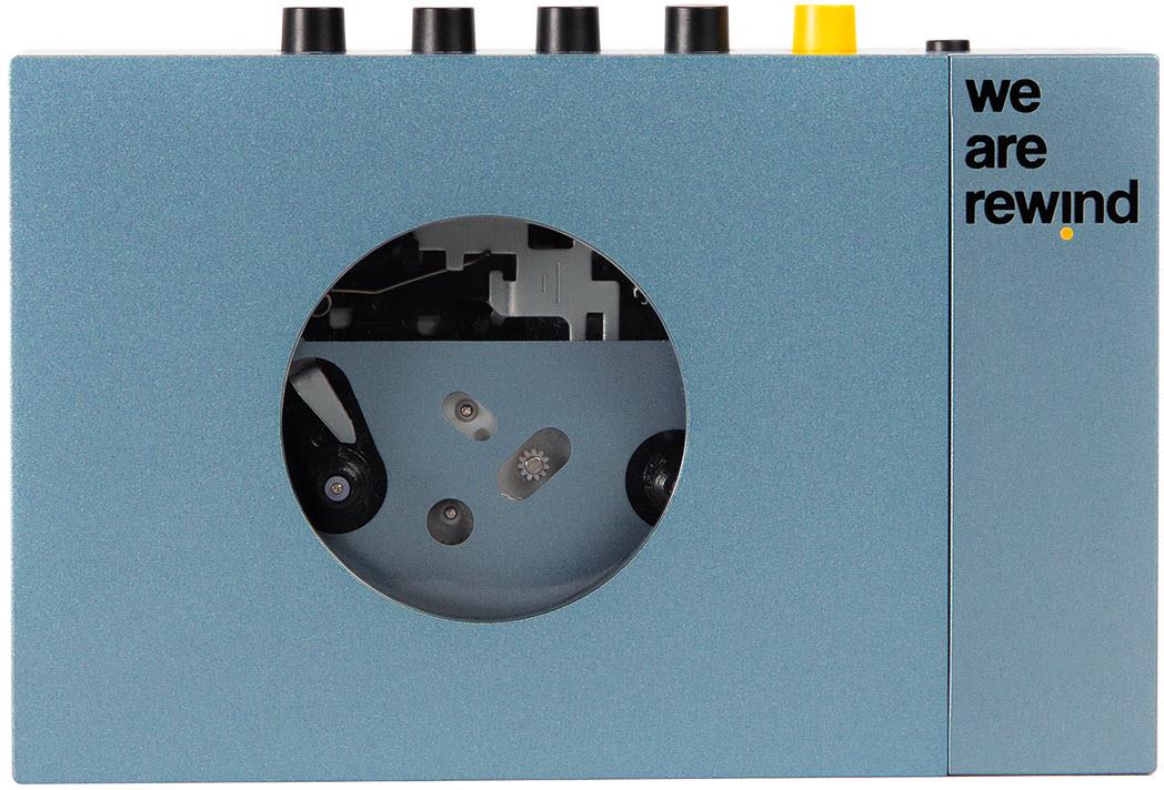 We Are Rewind Portable Bluetooth Cassette Player (Kurt Blue)