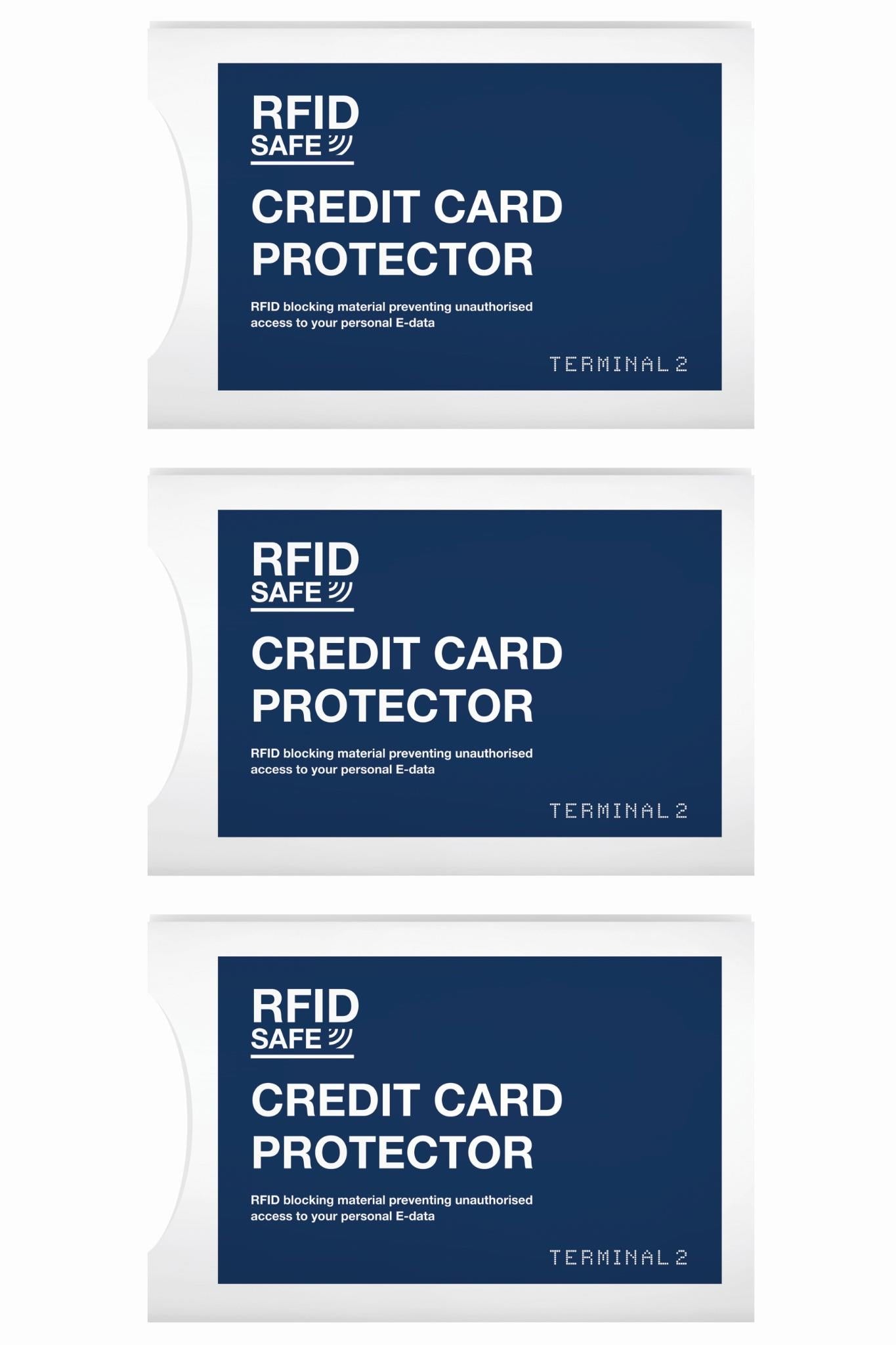 Terminal 2 RFID Credit Card Protector V2 (3 Pack)