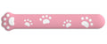 Playmax Paw Print Wrist Rest (Pink/White)