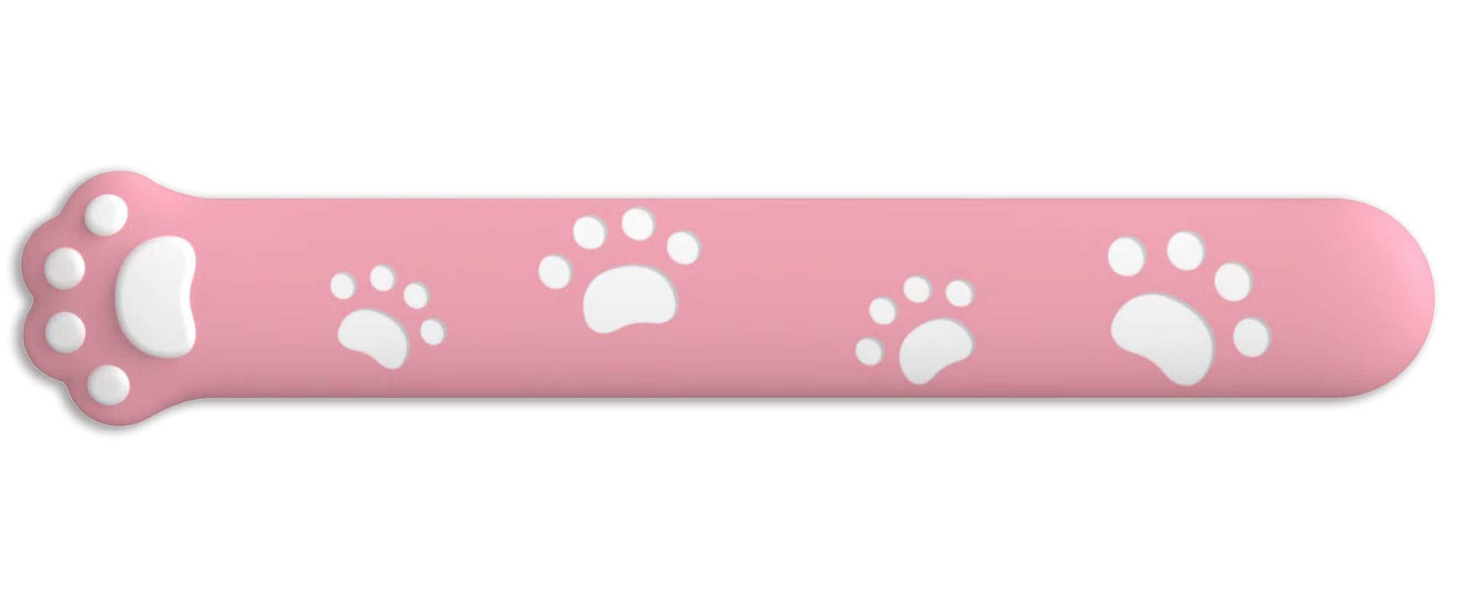 Playmax Paw Print Wrist Rest (Pink/White)