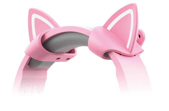 Playmax Cat Ears (Pink/White)