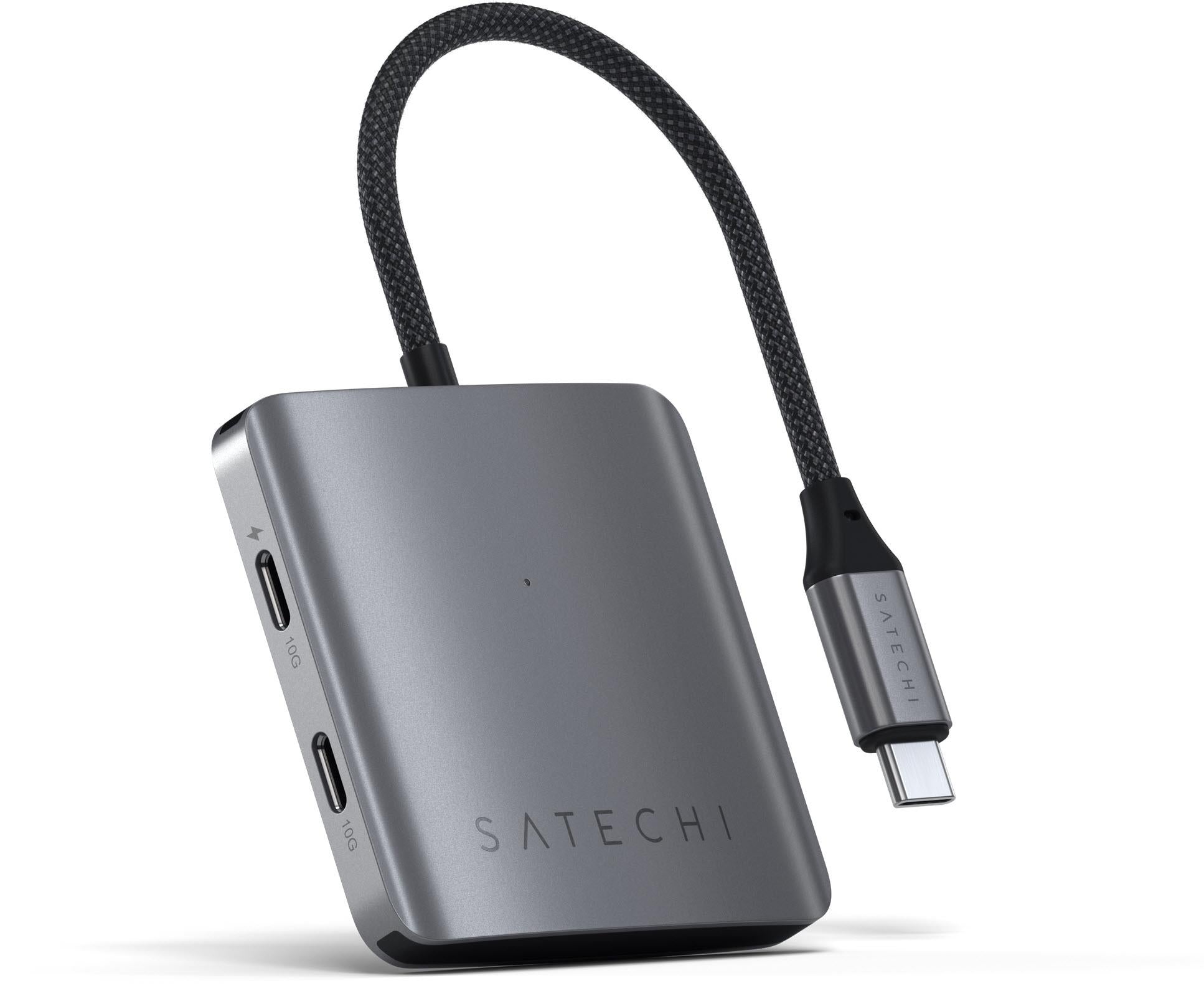 Satechi 4-Port USB-C Hub with PD (Space Grey)