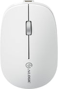 Alogic Echelon Bluetooth USB-C Rechargeable 4 Keys Mouse (White)