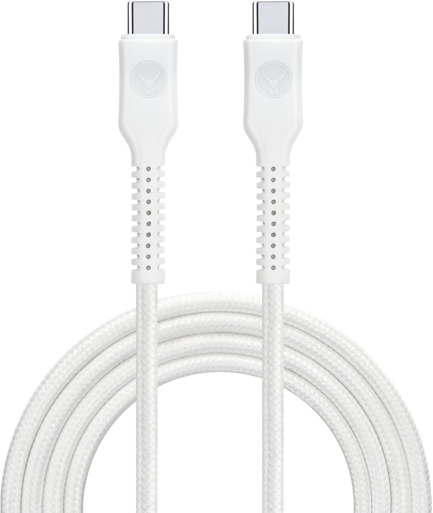Bonelk Long-Life Easy-Grip USB-C to USB-C 1.5m Cable (White)