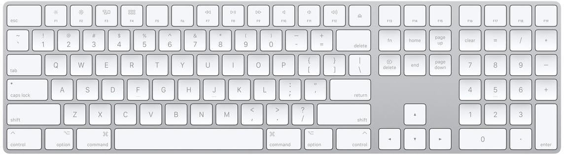 Apple Magic Keyboard with Numeric Keypad