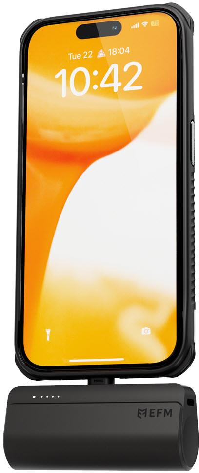 EFM Power On-The-Go 5K USB-C Power Bank (Black)