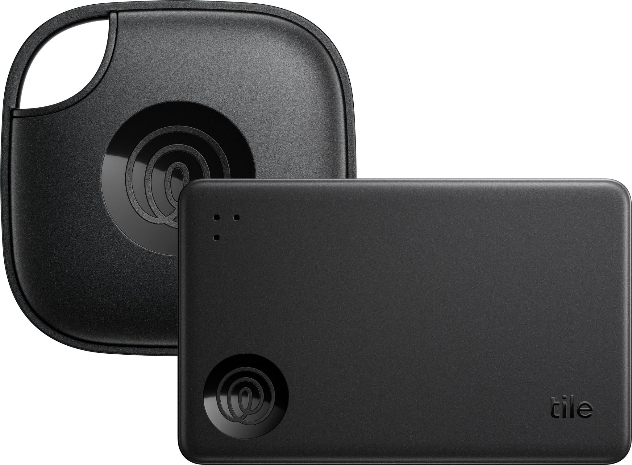 Tile Bluetooth Tracker Starter Pack 2 Pack (Black Mate/Slim)