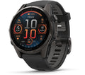 Garmin fenix® 8 43mm AMOLED Sapphire Edition Carbon Grey Titanium with Pebble Grey Band