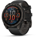 Garmin fenix® 8 47mm AMOLED Sapphire Edition Carbon Grey Titanium with Black + Pebble Grey Band