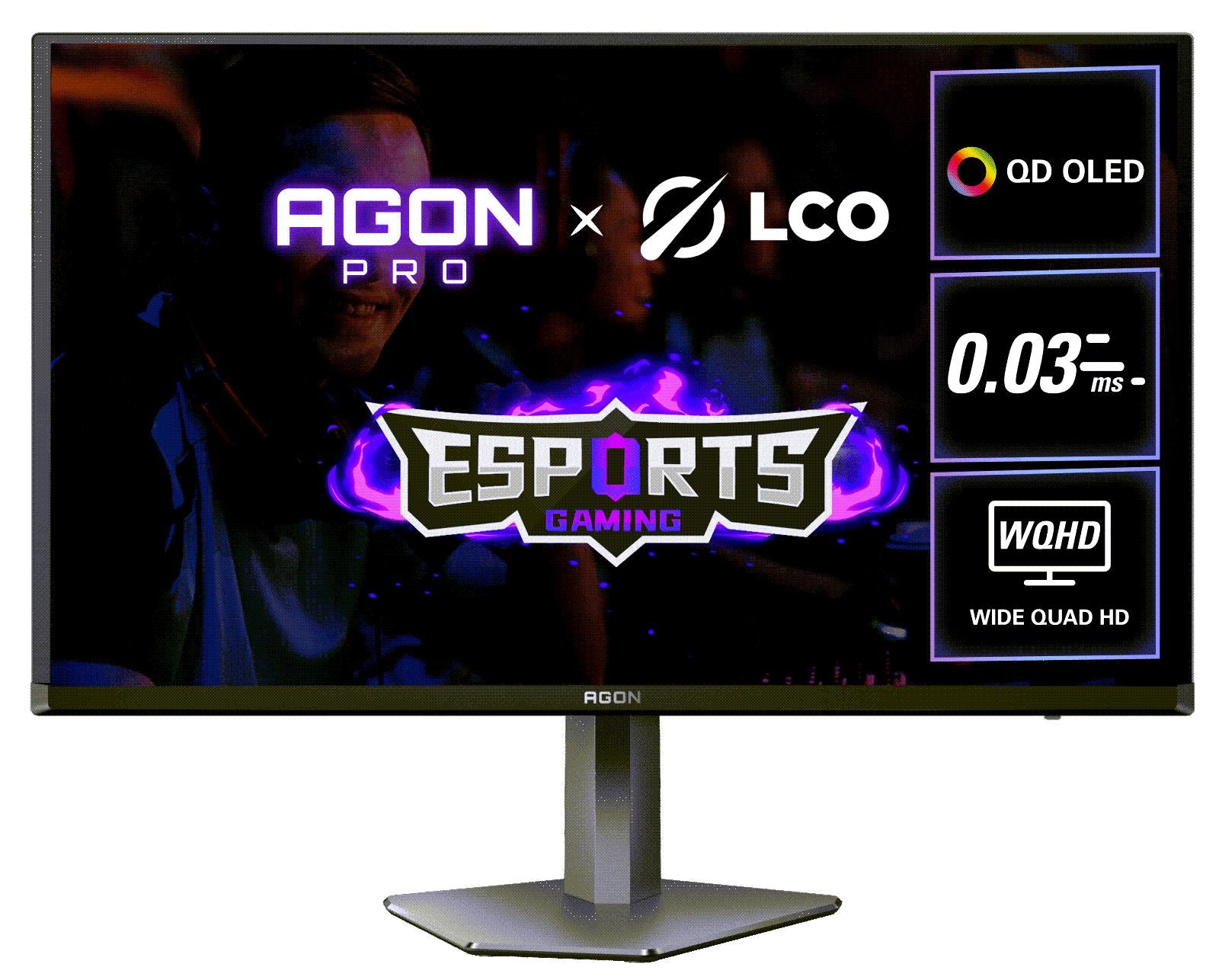 AOC AGON AG346UCD 34' WQHD QD-OLED 175Hz Curved Gaming Monitor