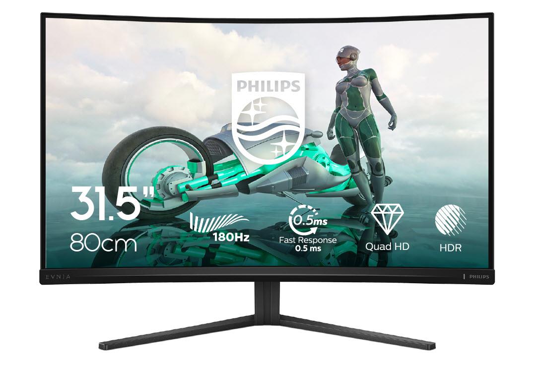 Philips Evnia 32M2C3500L 31.5'' QHD 180Hz Fast VA Curved Gaming monitor