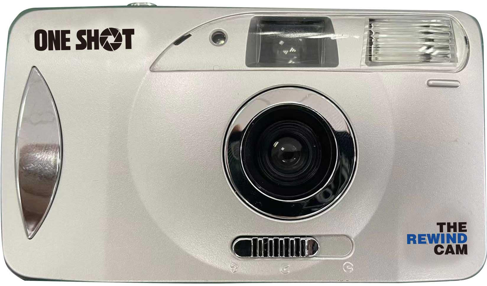 OneShot The Rewind Cam 35mm Motorised Film Camera with Flash