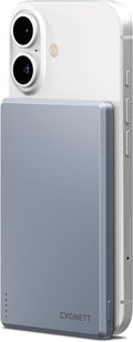 Cygnett Charge Connect 5K Magnetic Slim Power Bank (Blue)