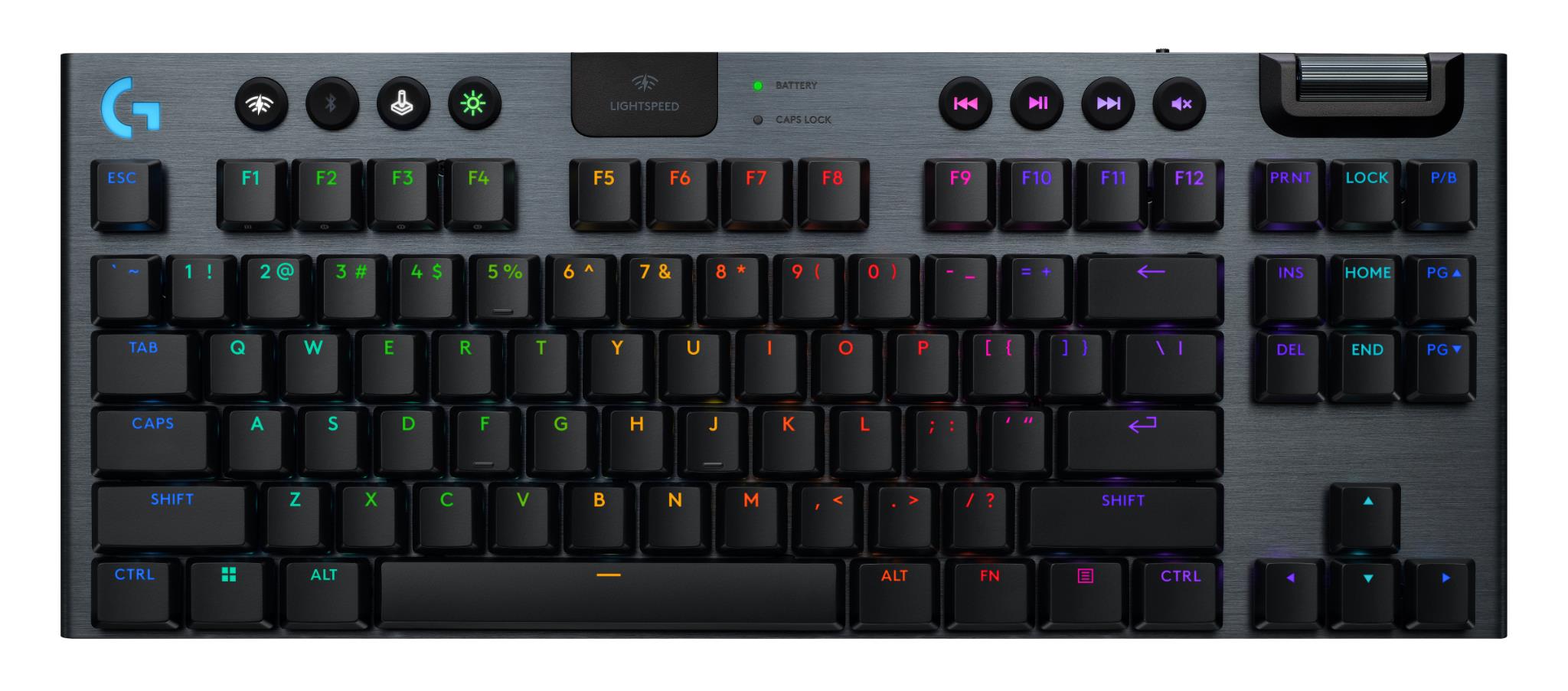 Logitech G915 X LIGHTSPEED TKL Low-Profile Wireless Gaming Keyboard (Black)
