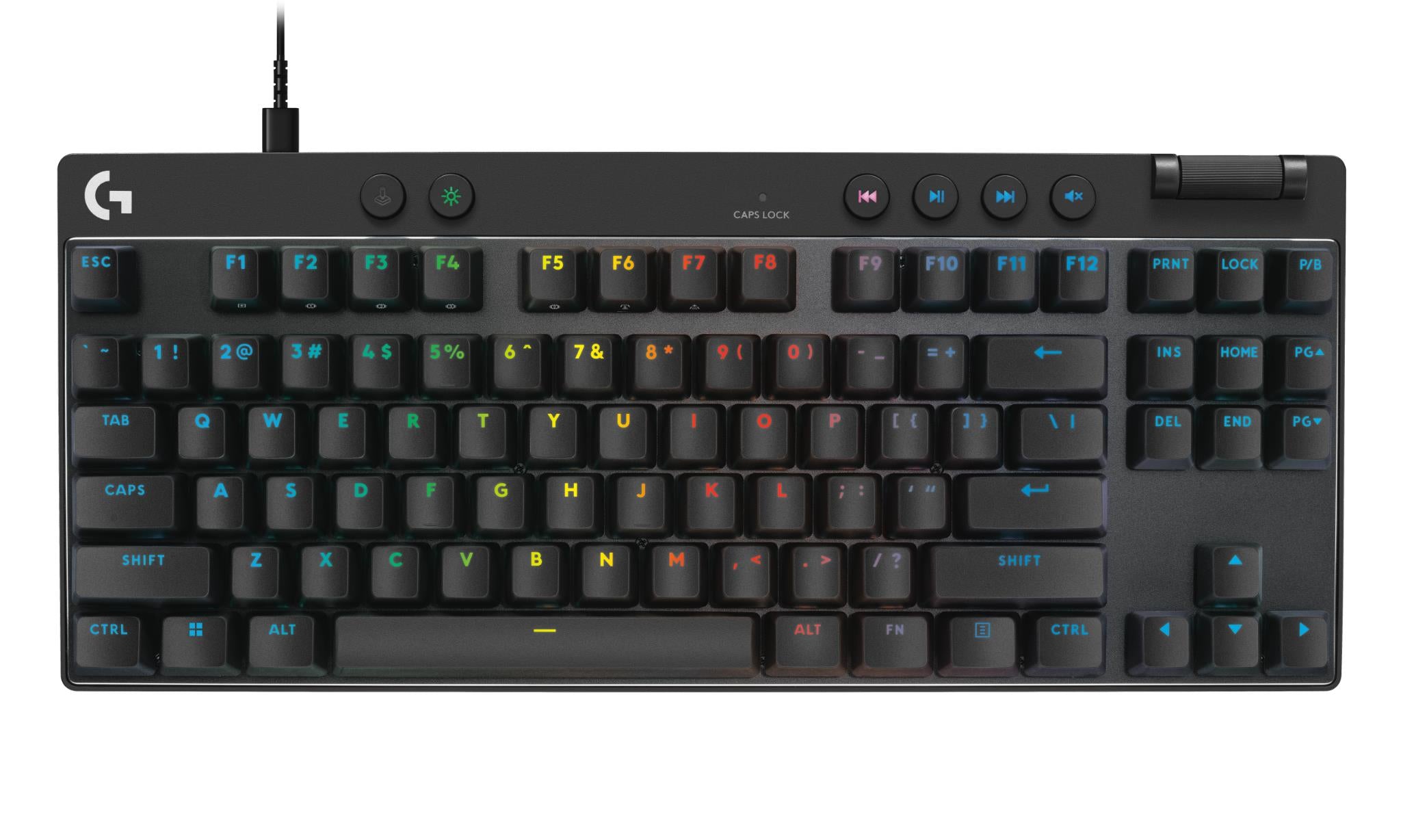 Logitech G PRO X TKL RAPID Tenkeyless Gaming Keyboard with Magnetic Analog Switches (Black)