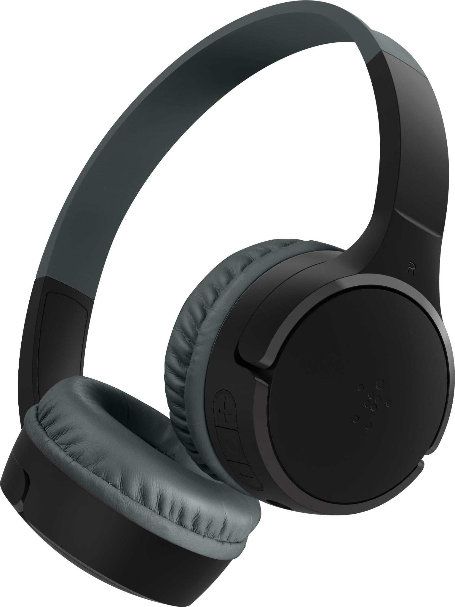 Belkin SoundForm Mini 2 Wireless On-Ear Kids Headphones (Black)