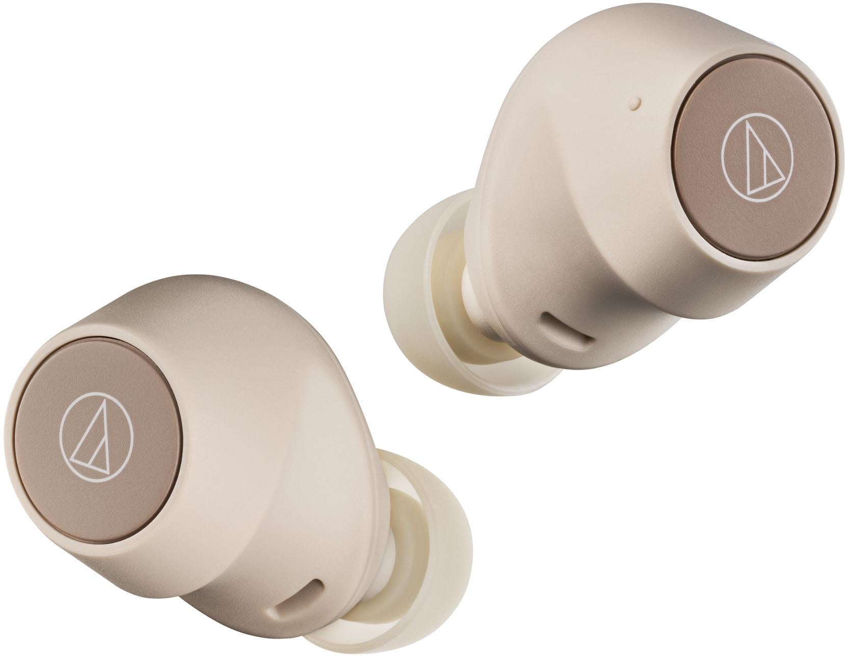 Audio-Technica ATH-CKS30TW TWS Noise Cancelling In-Ear Headphones (Beige)