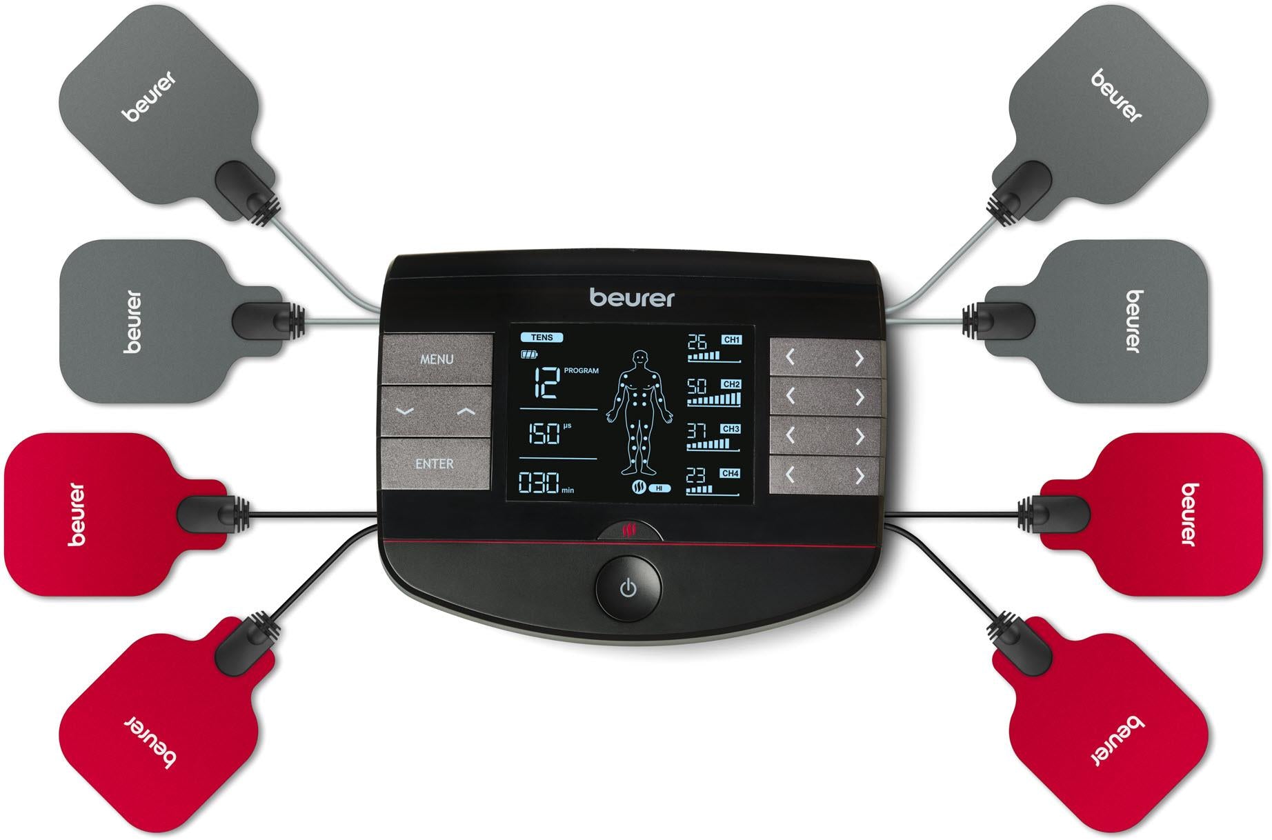 Beurer EM89 Digital TENS/EMS Device with Heat Function