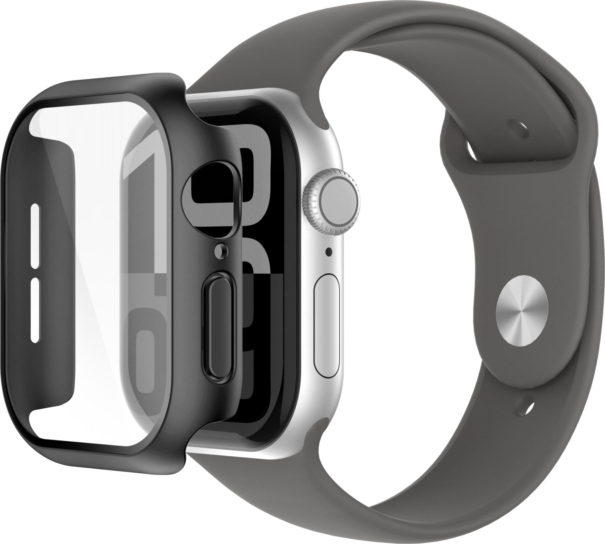 Belkin ScreenForce TemperedCurve 2-in-1 Screen Protector for Apple Watch Series 10 42mm (Black)