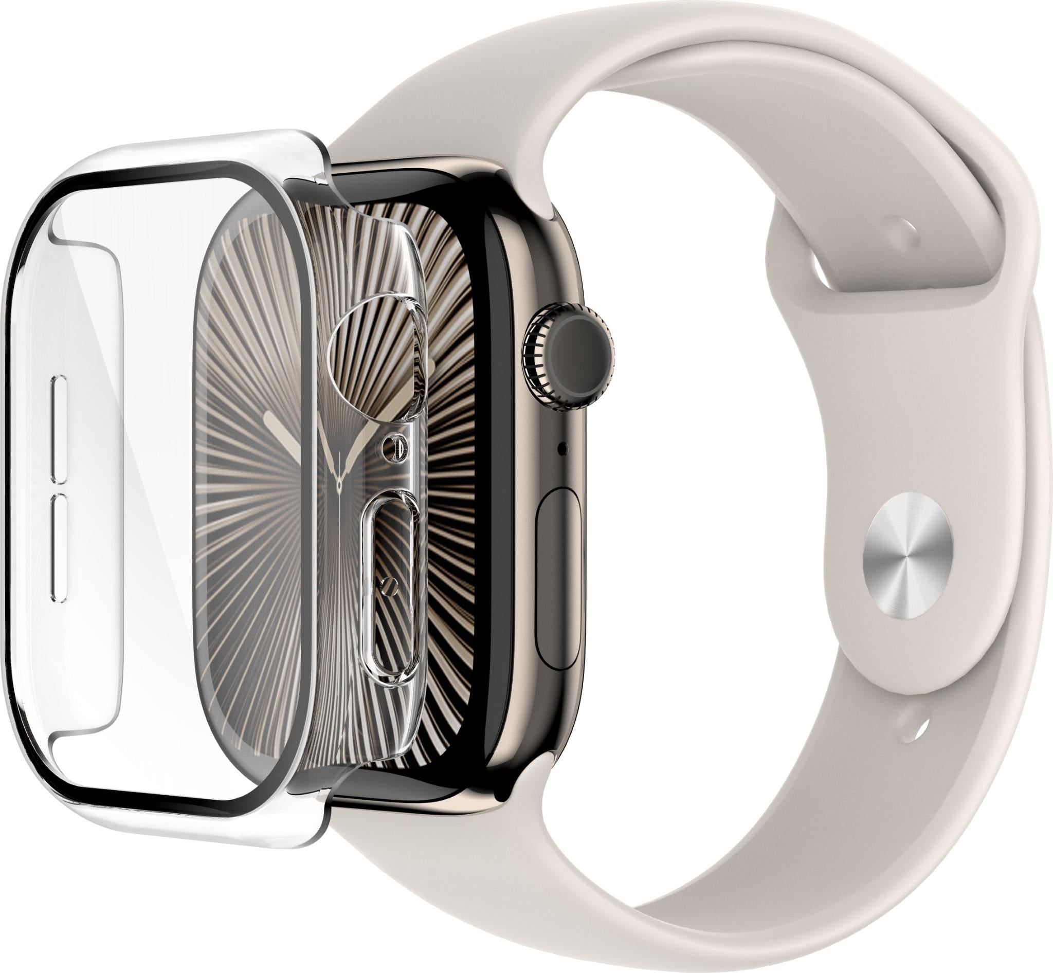 Belkin ScreenForce TemperedCurve 2-in-1 Screen Protector for Apple Watch Series 10 46mm (Clear)