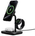 Cygnett Qi2.0 3-in-1 Chargebase (Black)
