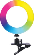 Influencer RGBW 6' Ring Light With Large Clamp