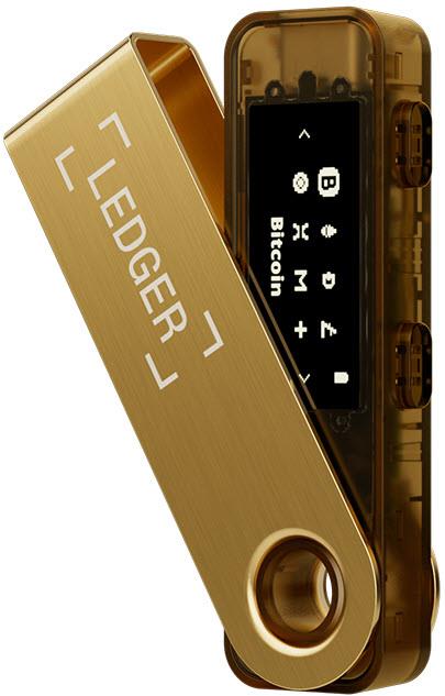 Ledger Nano S Plus Crypto Hardware Wallet (Gold)