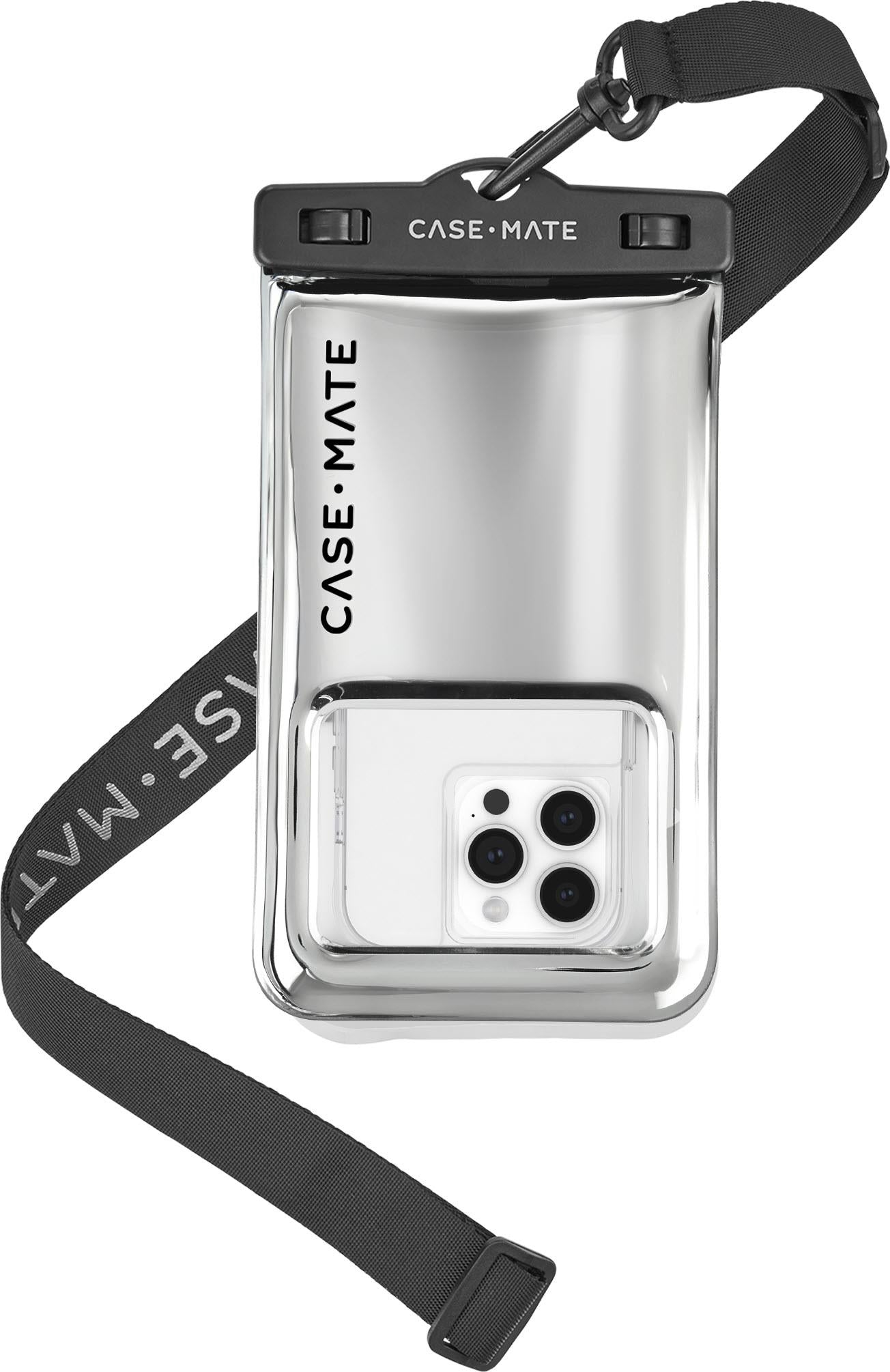 Case-Mate Waterproof Floating Pouch Large (Silver Chrome)