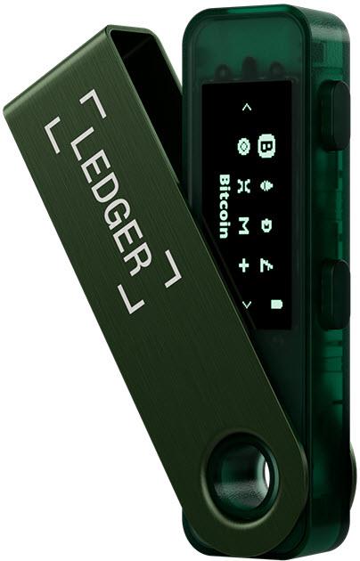 Ledger Nano S Plus Crypto Hardware Wallet (Emeral Green)