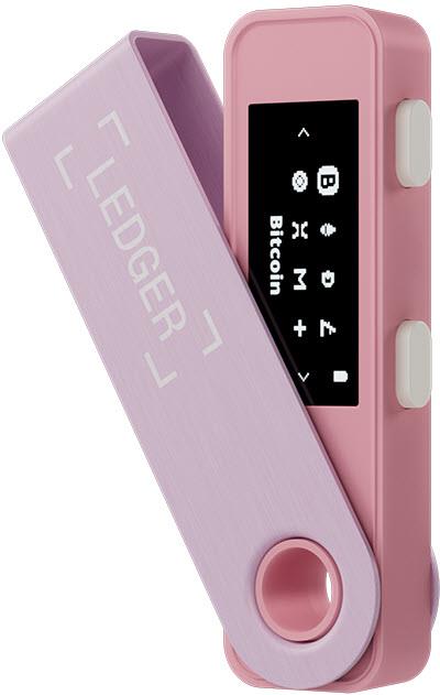 Ledger Nano S Plus Crypto Hardware Wallet (Pastel Pink)