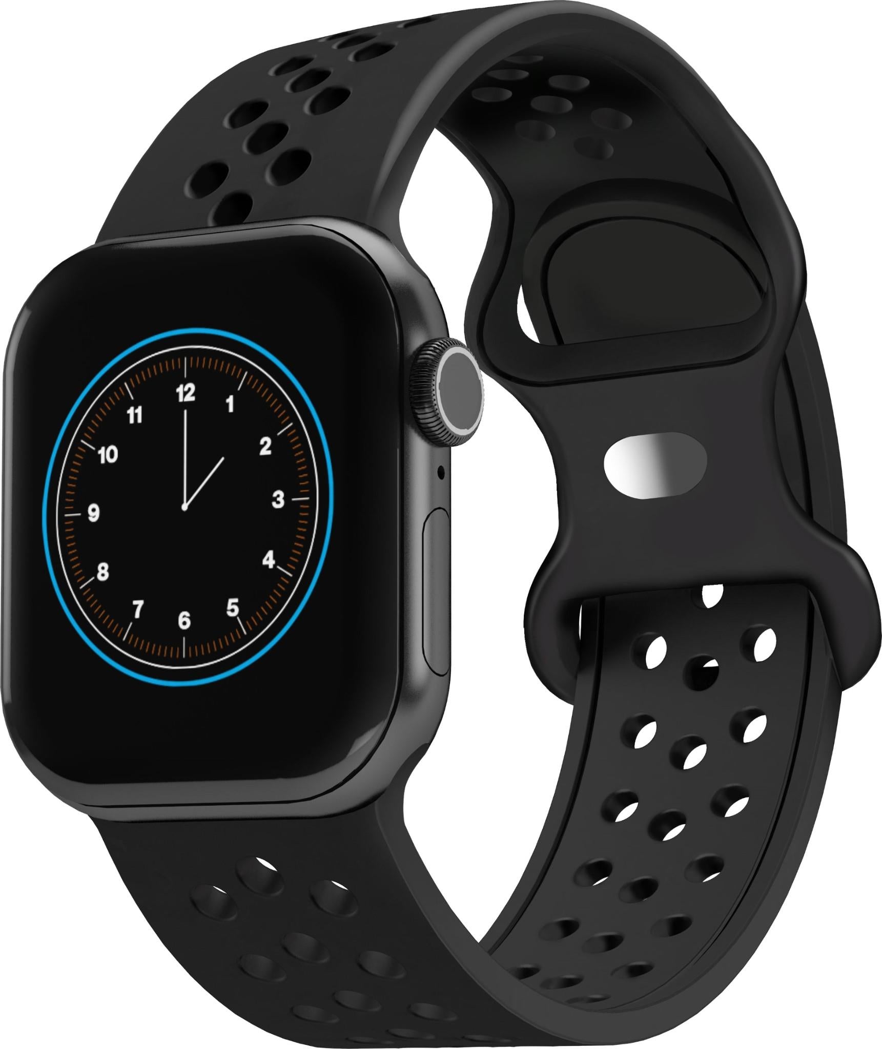 Cygnett SportsBand for Apple Watch 3/4/5/6/7/8/9/10/SE [38-40-41-42mm] (Black)