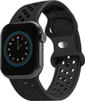 Cygnett SportsBand for Apple Watch 3/4/5/6/7/8/9/10/SE [42/44/45/46mm] Ultra 1-2 49mm (Black)