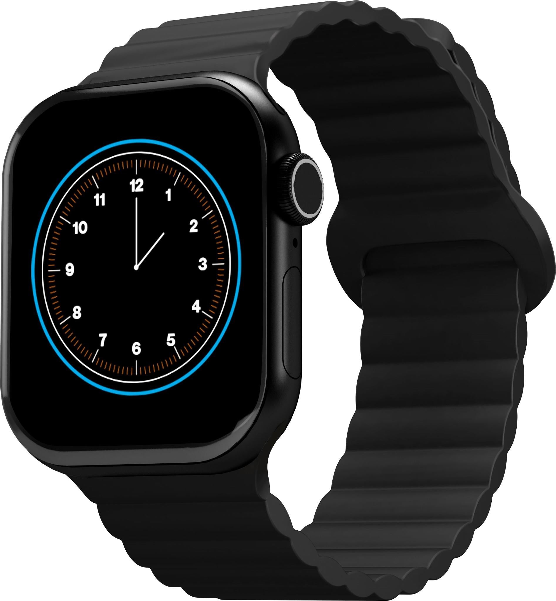 Cygnett Magnetic Band for Apple Watch 3/4/5/6/7/8/9/10/SE [42/44/45/46mm] Ultra 1-2 49mm (Black)