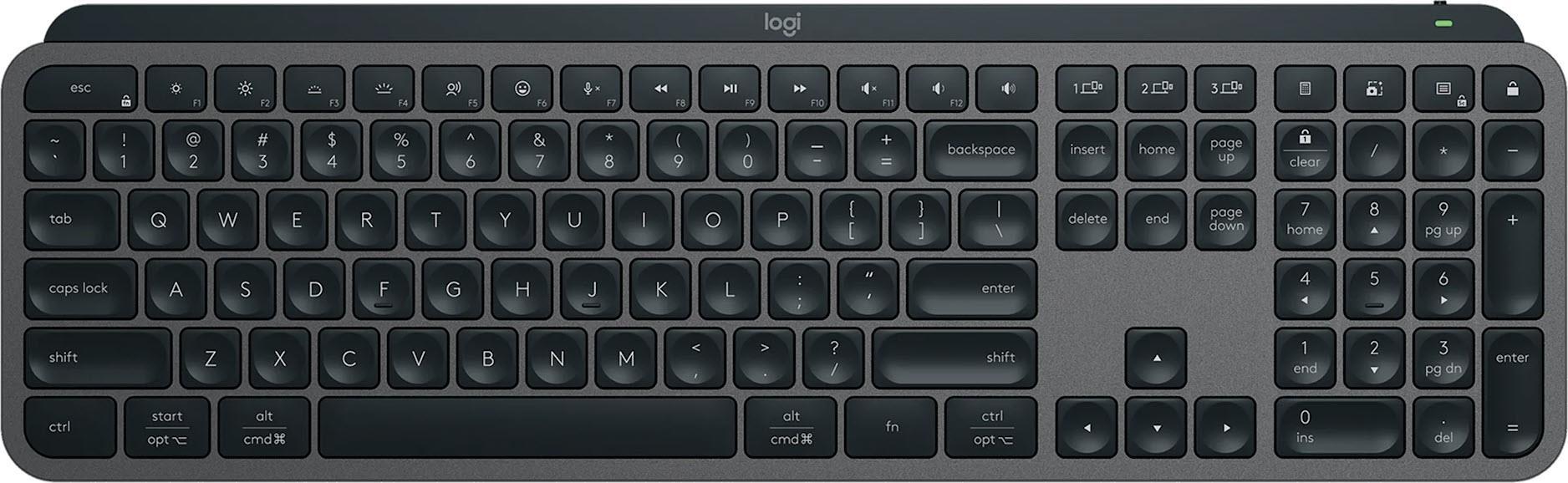 Logitech MX Keys S for Mac Keyboard (Space Grey)