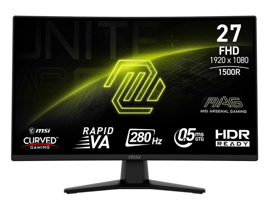 MSI MAG 274CXF 27' FHD 280Hz Curved Gaming Monitor