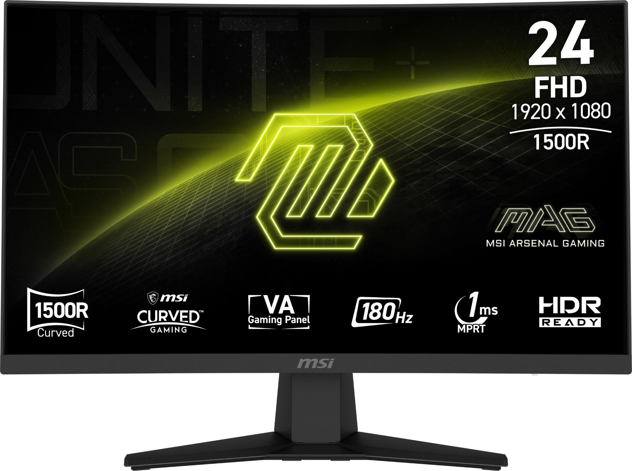 MSI MAG 244C 24' 180Hz FHD Curved Gaming Monitor