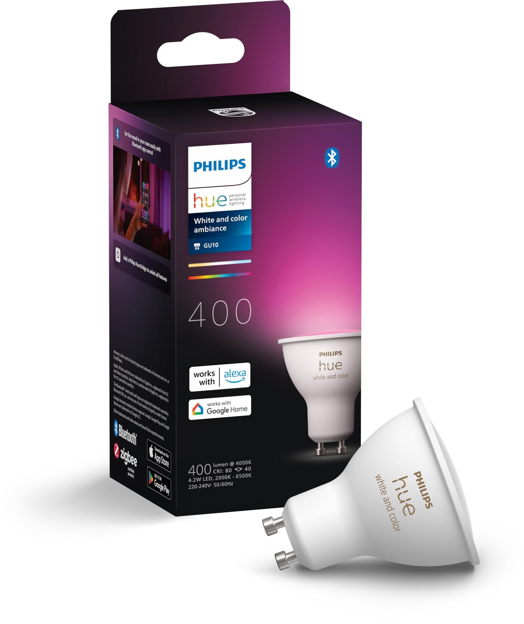 Philips Hue Colour Bluetooth Bulb (GU10)