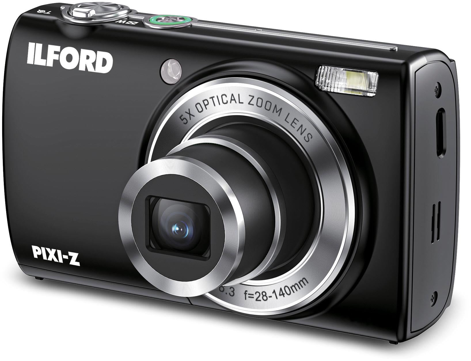 Ilford PIXI-Z 5x Zoom Digital Compact Camera (Black)