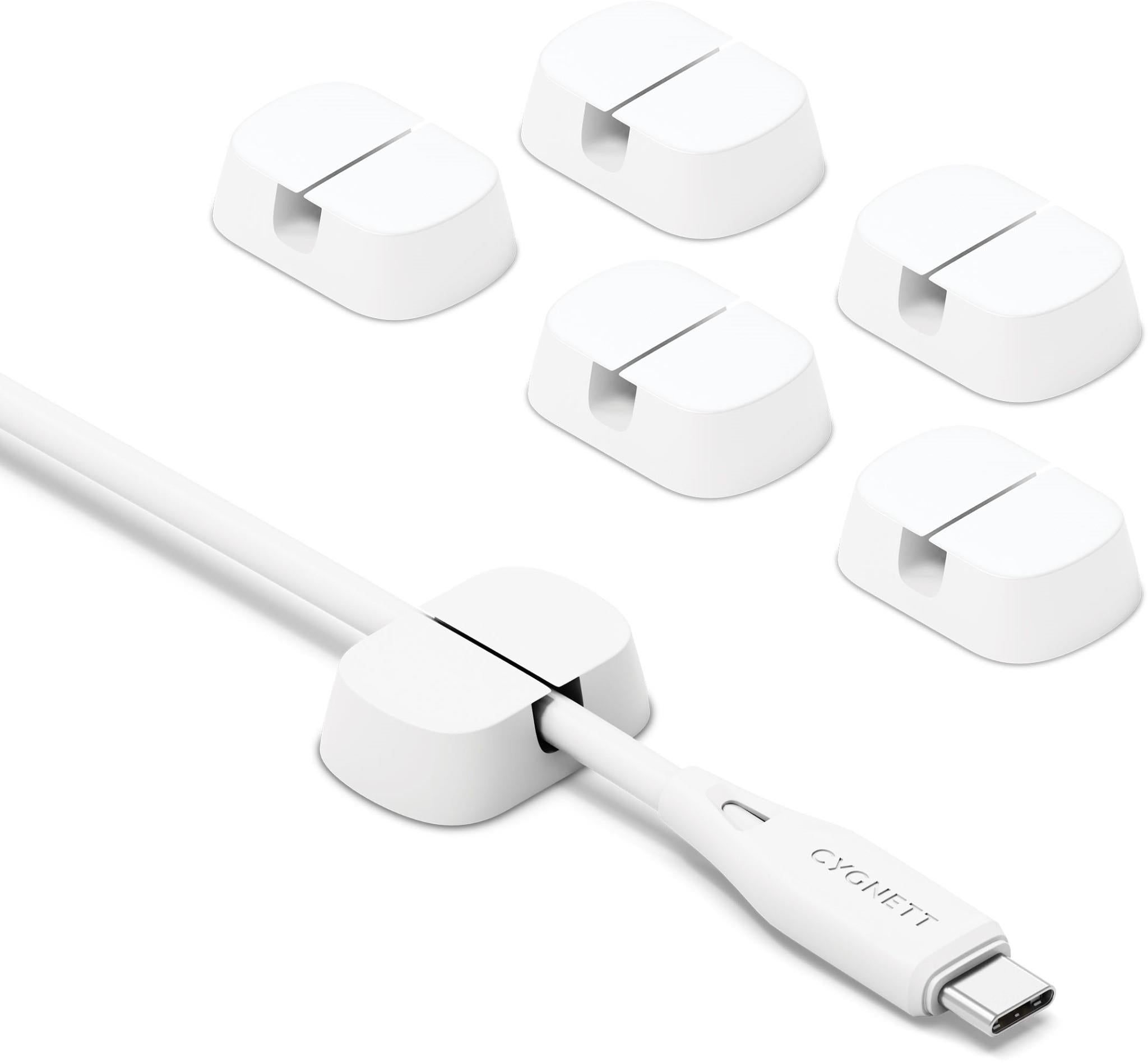 Cygnett TangleTamer Single Slot Cable Organisers 6 Pack (White)