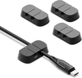 Cygnett TangleTamer Single Slot Cable Organisers 4 Pack (Black)