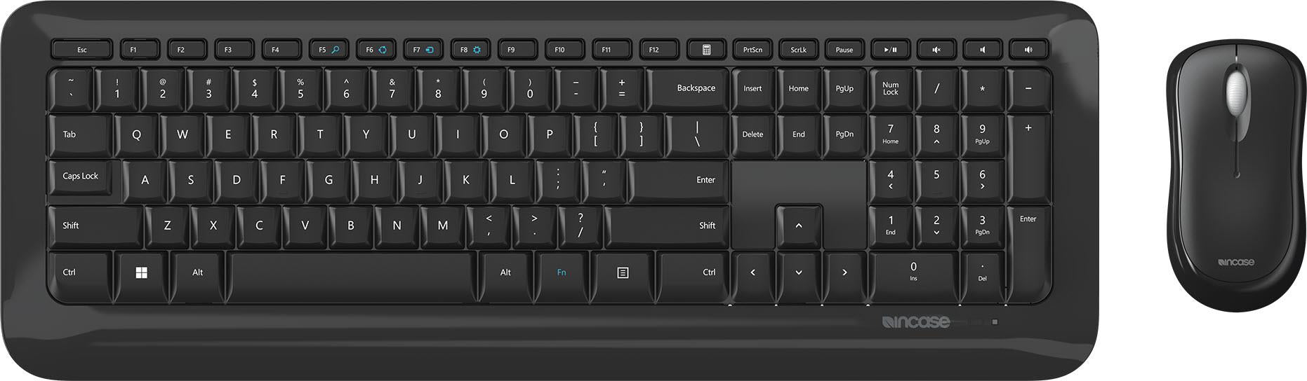 Incase Wireless Desktop 850 Keyboard & Mouse Combo Designed by Microsoft