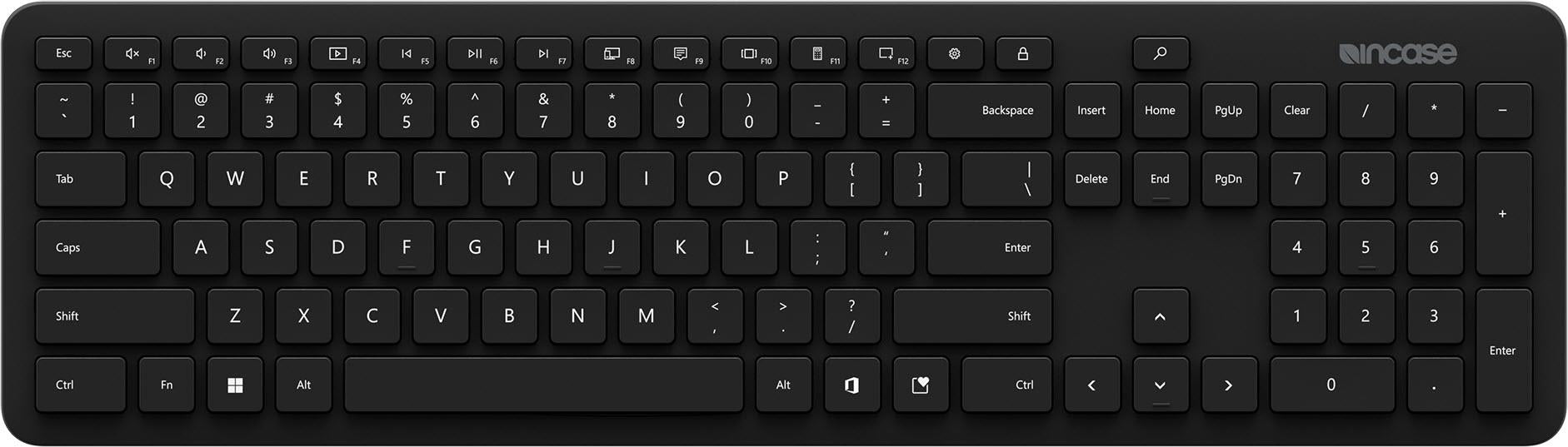 Incase Bluetooth Keyboard Designed by Microsoft (Black)