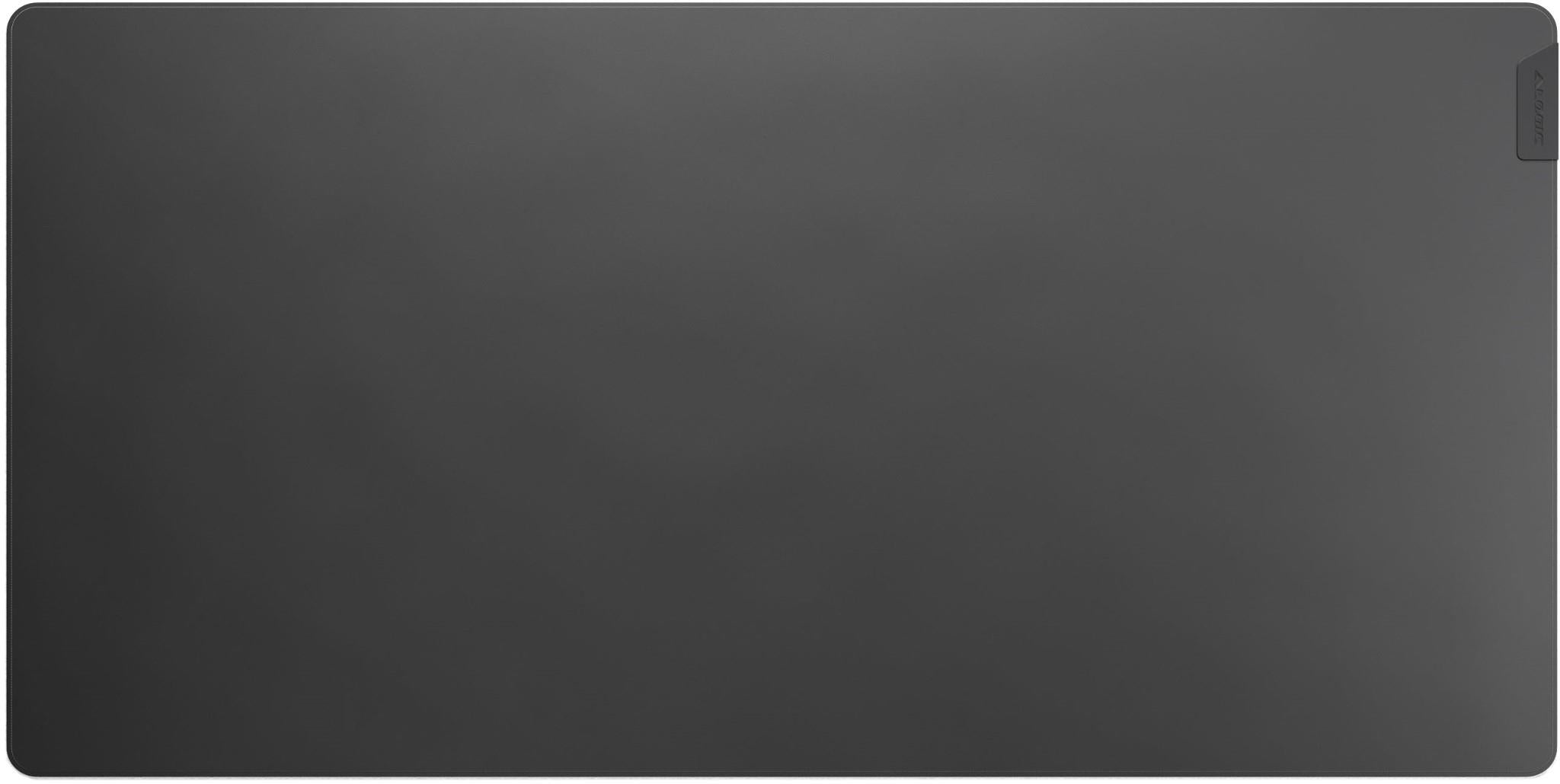 Alogic Duo Reversible Desk Mat with Premium Felt and Vegan Leather  (Dark Grey/Black)