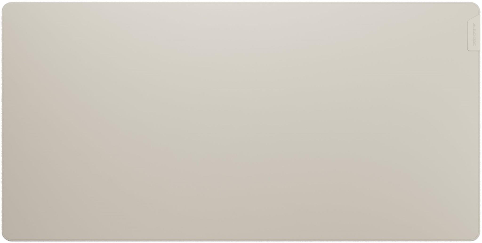 Alogic Duo Reversible Desk Mat with Premium Felt and Vegan Leather ( Light Grey/Vanilla)