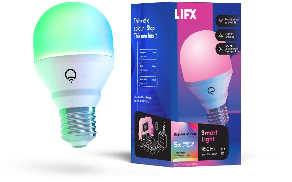 LIFX Colour 950lm E27 Edison Screw Smart Bulb