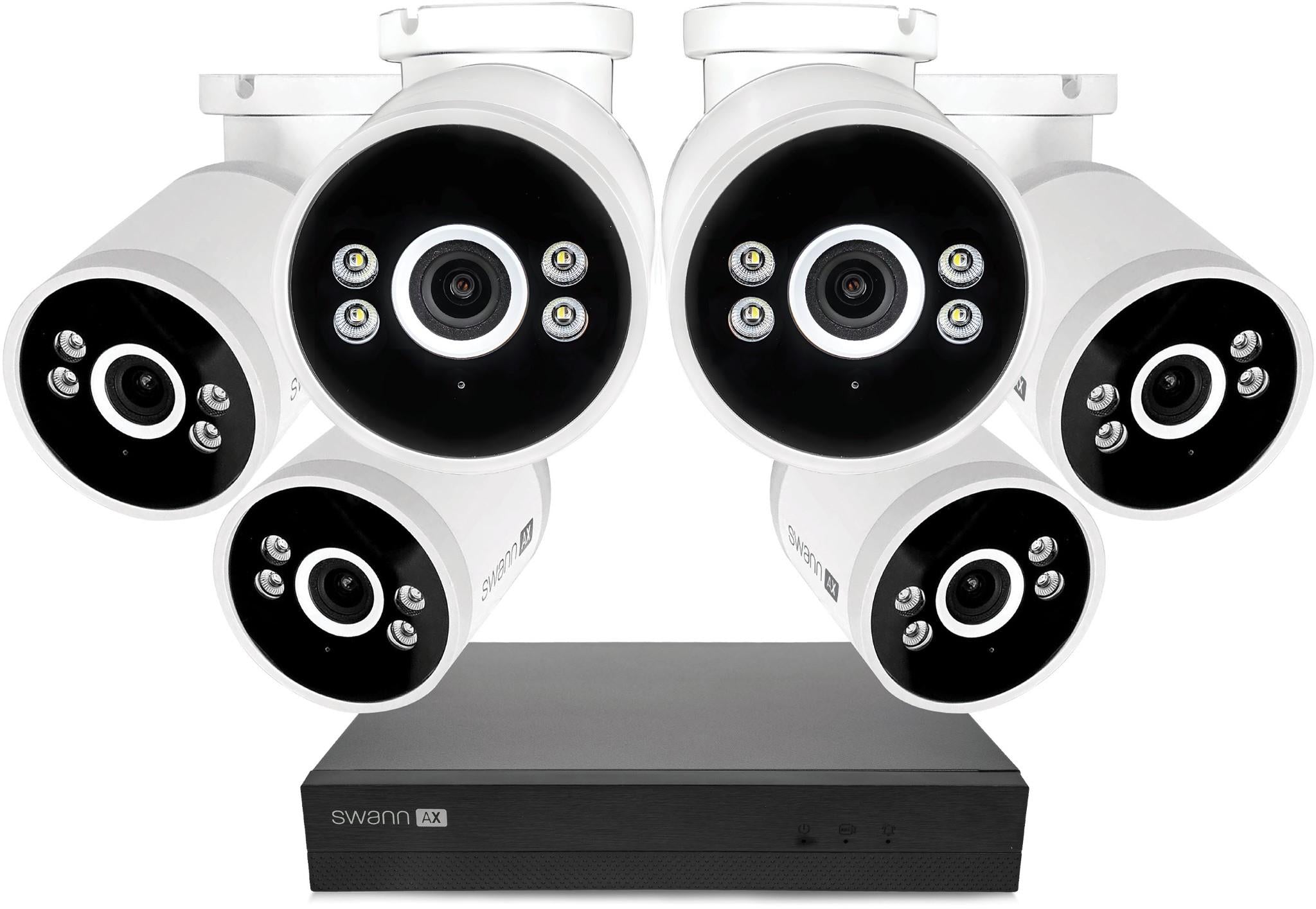 Swann 4K AdvancedX Series NVR Security System [6 Camera Kit]