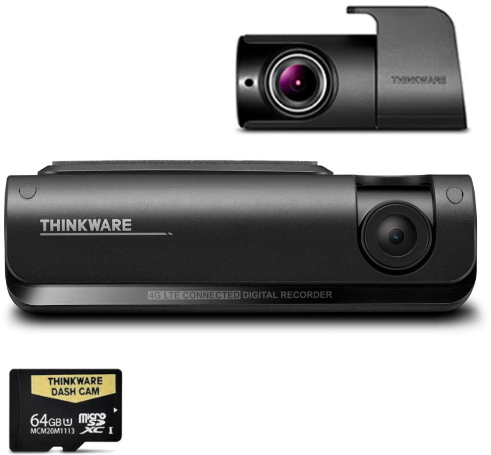 Thinkware T700D64 4G LTE Dual Dash Camera Kit with 64GB MicroSD Card