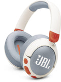 JBL JUNIOR 470NC Wireless Noise Cancelling Kids Over-Ear Headphones (White)