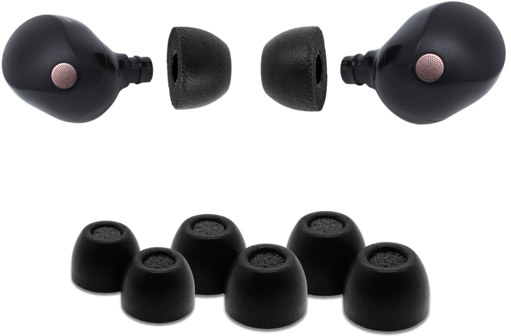 Comply Headphone Ear Tips for Sony True Wireless (Black) [Assorted]