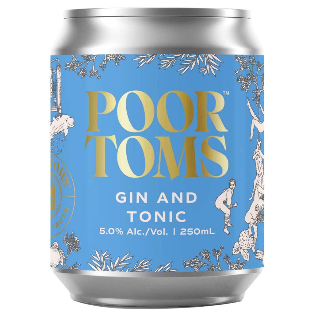 Poor Toms Gin and Tonic Can 250 ml(Pack of 24)